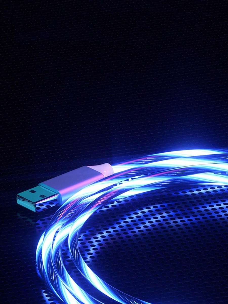 USB to Type-C Light up Cable - Blue