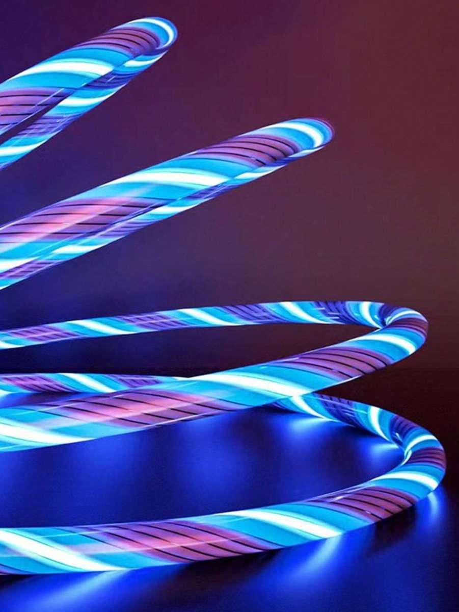 USB to Type-C Light up Streamer Data Cable