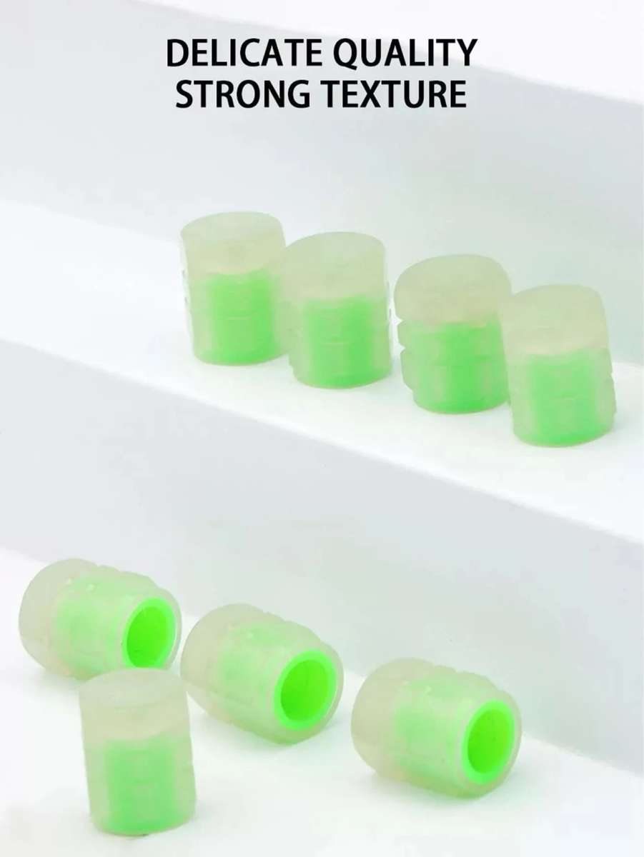 Luminous Car Tire Valve Cap - Green
