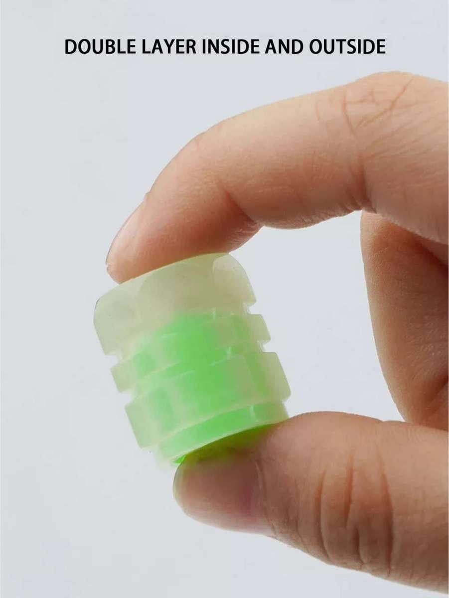 Luminous Car Tire Valve Cap - Green