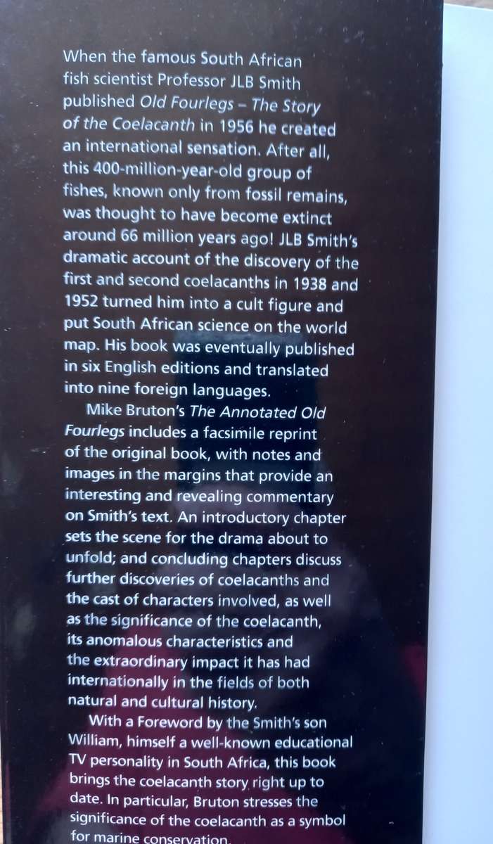 The Annotated Old Fourlegs - The updated story of the Coelacanth