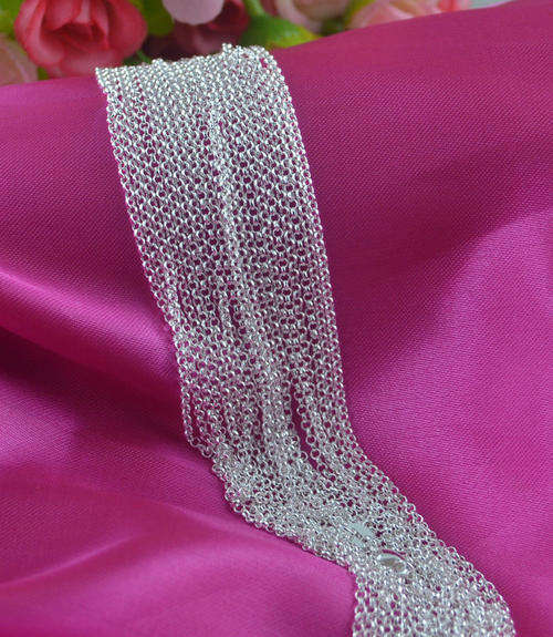 1 mm Sterling Silver "O" Chain Necklace