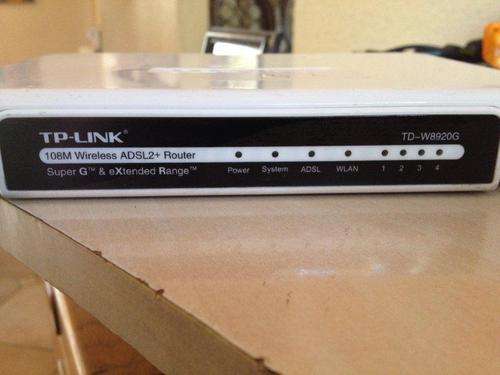 TP LINK ADSL WIRELESS ROUTER