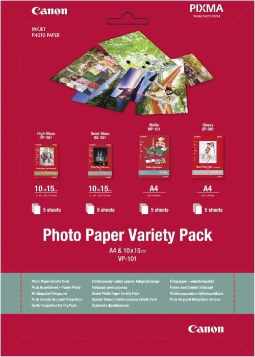 CANON - PHOTO PAPER VARIETY PACK A4