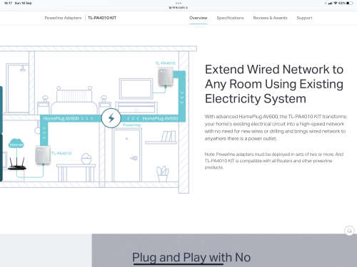 AV600 Powerline Starter Kit