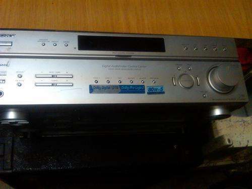 SONY AMP WITH SANSUI SPEAKER SET NO REMOTE WORKS 100% JUST UPGRADED