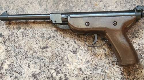 Vintage ` Luger Style ` Air pellet gun ,collectors item