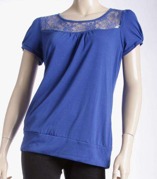 Belle Du Jour Short Sleeve Tunic Top from US - New (S)