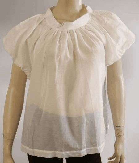 Moda Gathered Neckline Silk Blouse from US - New In wrapping (L)