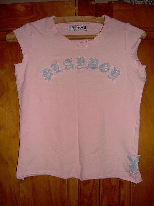 UK Import - PLAYBOY bunny cotton top Sz 10