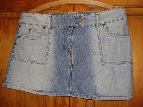 UK Import - good as new denim skirt size 10 lovely!