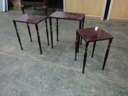 3 x Small Wooden Tables