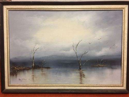 Rose O Coqqor 1982 Oil Painting