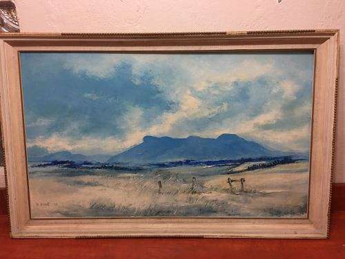 A.Knott 1973 Oil Painting