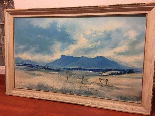 A.Knott 1973 Oil Painting