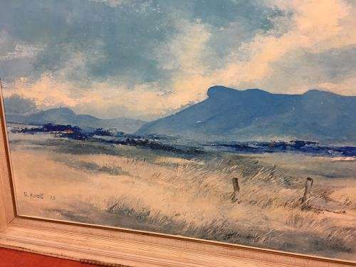 A.Knott 1973 Oil Painting