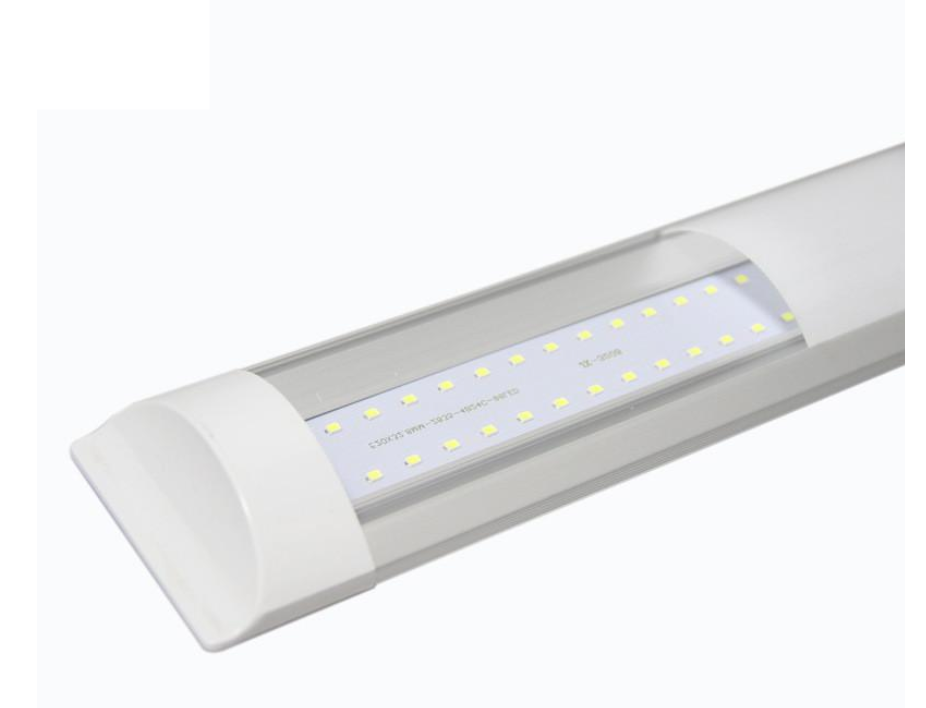 1X 60cm Clear LED Batten Ceiling Light - 18Watt