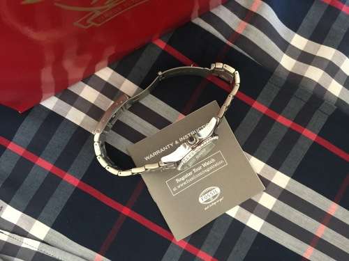 Fossil ES3202 New Original * RILEY Silver Crystals Multi function* Women's Watch