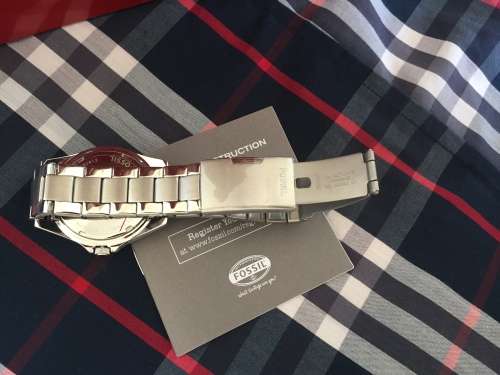 Fossil ES3202 New Original * RILEY Silver Crystals Multi function* Women's Watch