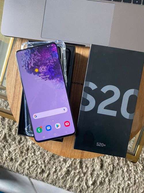 Samsung Galaxy S20Plus Cosmic Gray(128GB)*EXCELLENT CONDITION box and accessories (DUAL SIM)