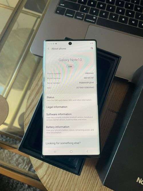 Samsung Galaxy Note 10 (128GB) Prism Black *EXCELLENT CONDITION *  + Box and accessories