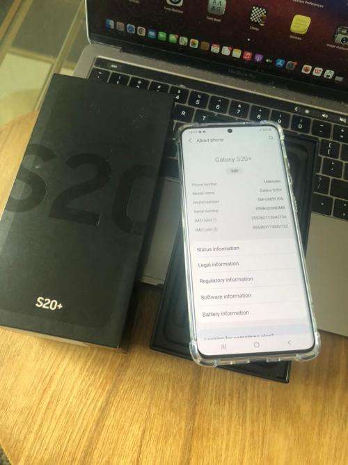 Samsung Galaxy S20 Plus (128GB) Black *EXCELLENT CONDITION *  + Box and accessories