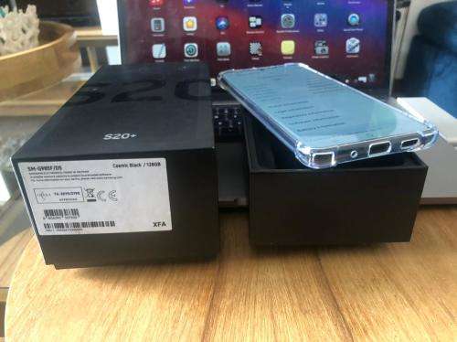 Samsung Galaxy S20 Plus (128GB) Black *EXCELLENT CONDITION *  + Box and accessories