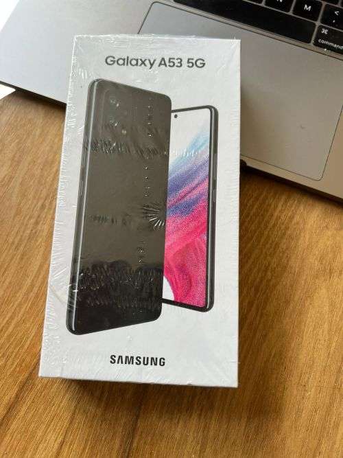 Samsung Galaxy A53 5G Dual Sim (128GB) *BRAND NEW SEALED * + screen protector and pouch.