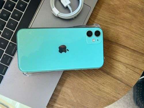 iPhone 11 Aqua Green  (64GB)  Great Condition + Charger and pouch