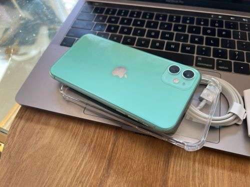 iPhone 11 Aqua Green  (64GB)  Great Condition + Charger and pouch