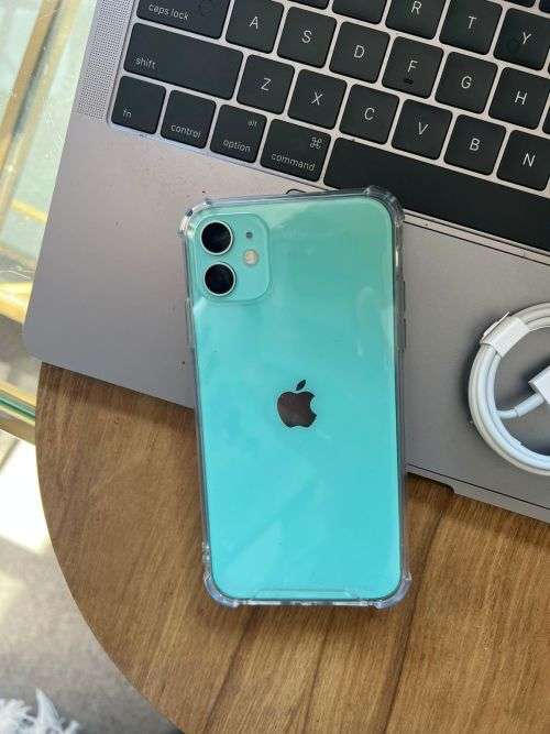 iPhone 11 Aqua Green  (64GB)  Great Condition + Charger and pouch