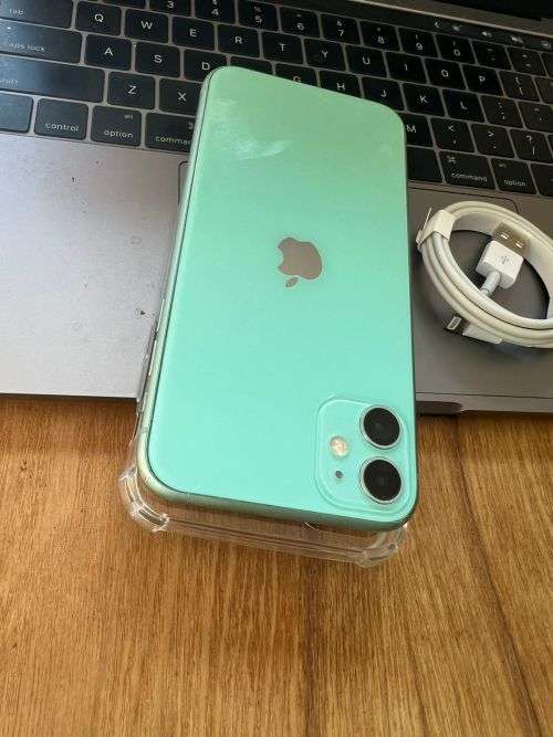iPhone 11 Aqua Green  (64GB)  Great Condition + Charger and pouch