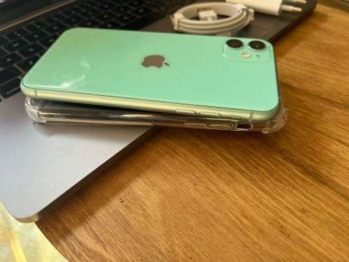 iPhone 11 Aqua Green  (64GB)  Great Condition + Charger and pouch