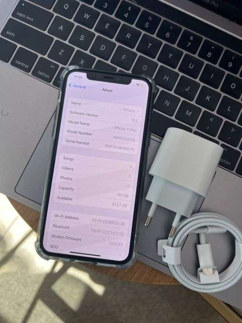 iPhone 11 Pro Space Grey (64GB) Excellent Condition + Fast Charger and pouch *Faulty FaceID*