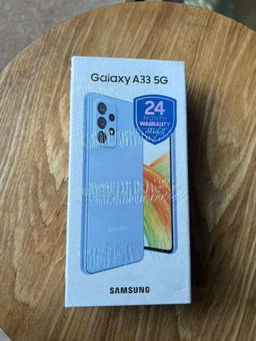 Samsung Galaxy A33 5G Dual Sim (128GB) *BRAND NEW SEALED   Complemenary screen protector and pouch
