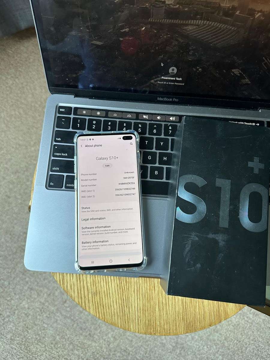 Samsung Galaxy S10Plus   (128GB) Excellent Condition + accessories *Dual Sim*