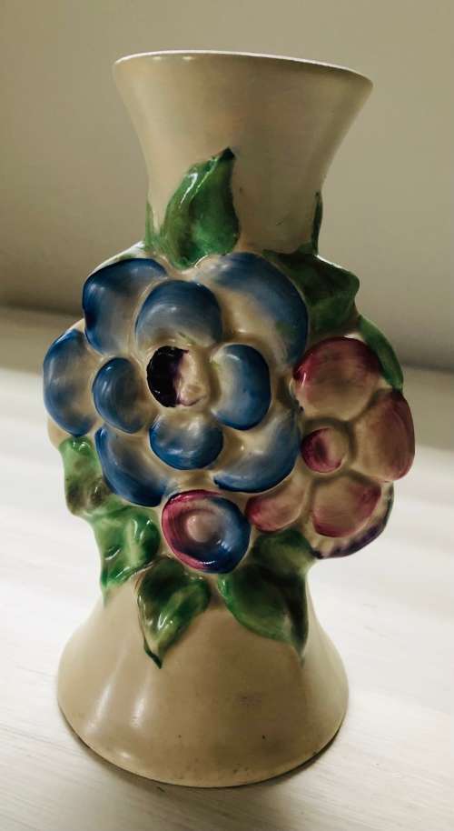 Clarice Cliff candleholder