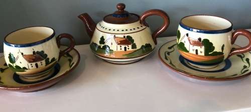 Watcombe Torquay Motto Ware Teaset