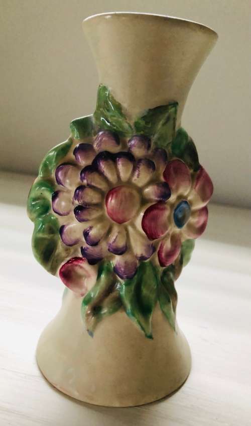 Clarice Cliff candleholder