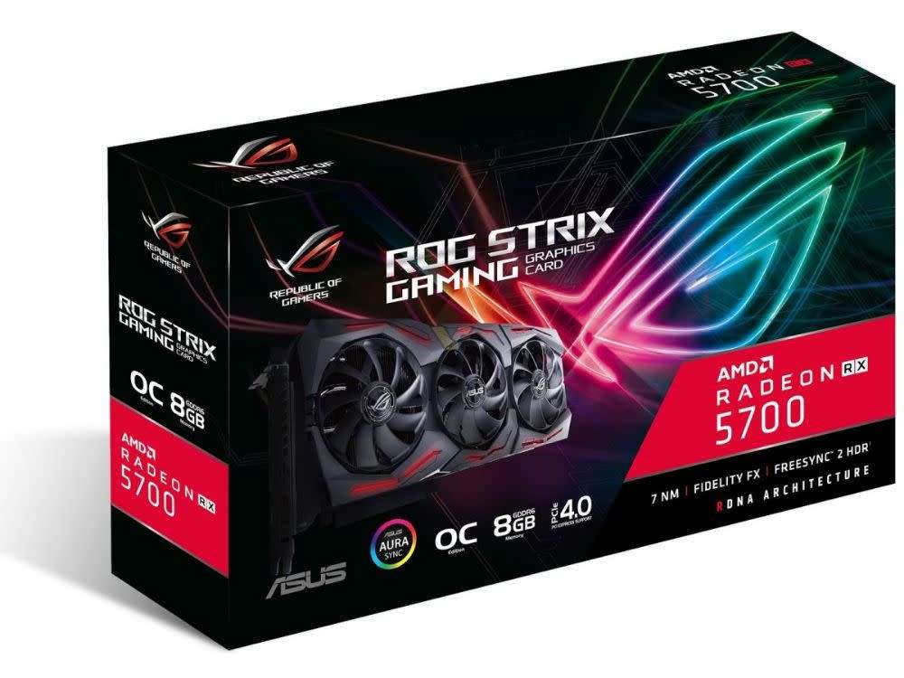 ASUS ROG Strix Radeon RX 5700 XT OC Edition 8GB GDDR6 Graphics Card