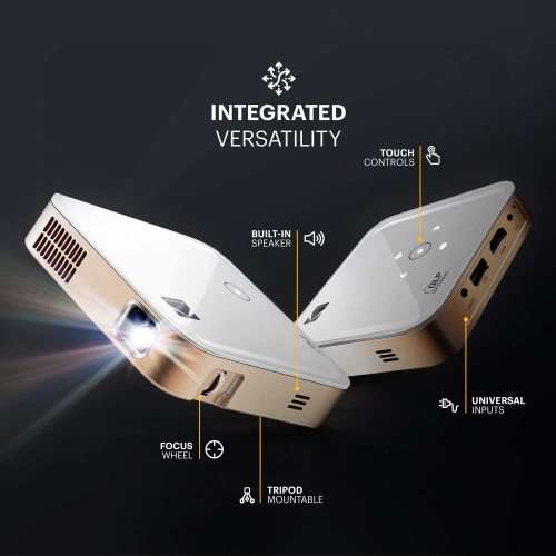 KODAK Luma 350 Portable Smart Projector w/Luma App | Ultra HD Rechargeable Video Projector