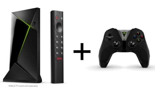 NVIDIA SHIELD Android TV Pro 4K HDR Streaming Media Player + Gaming controller