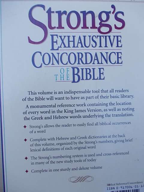STRONG'S Exhaustive Concordance of the Bible - James Strong