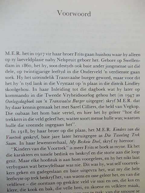 DIE TWEELING TREK SAAM - M.E.R.