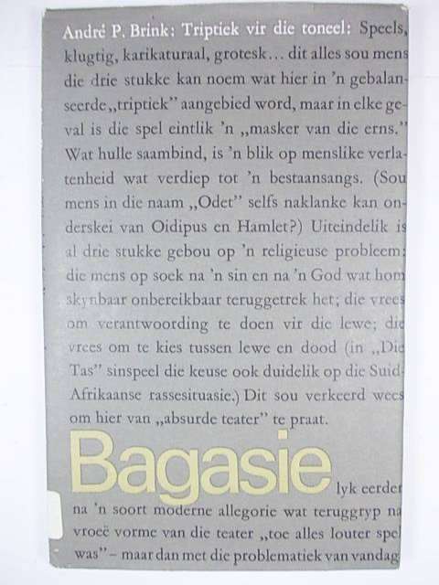 BAGASIE TRIPTIEK VIR DIE TONEEL - Andre P. Brink