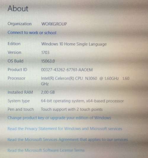 2x Dell notebooks: 14inch i7 7th generation and 11inch Celeron