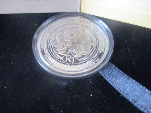 SA Silver R1 Proof 2017 - Mandela - Life of a Legend Series