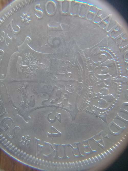 Top Grade SA Union: 1934 Halfcrown