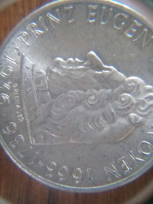 1936 Austria 2 Schilling Prince Eugen of Savoy