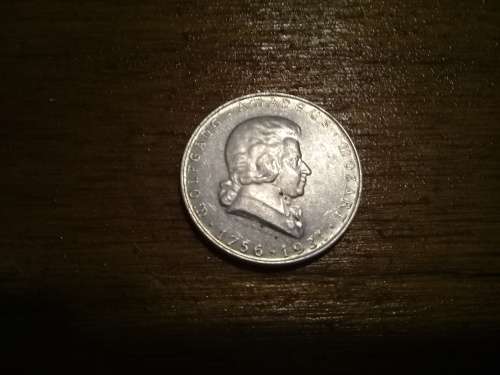 1931 Austria 2 Schilling Wolfgang Amadeus Mozart